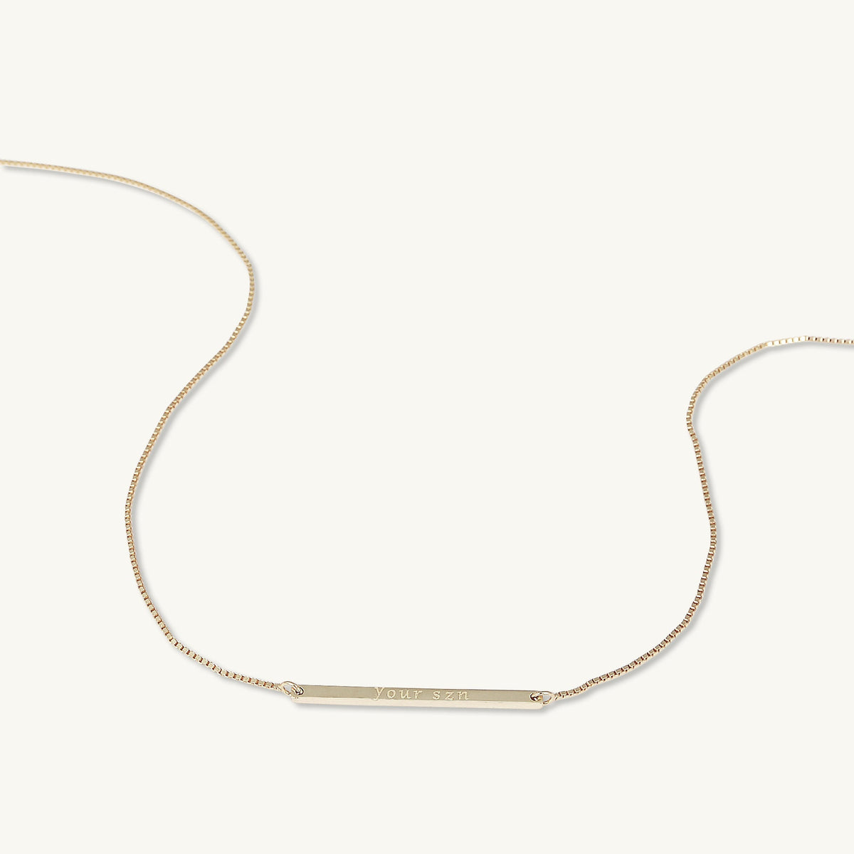 YOUR SZN Bar Necklace