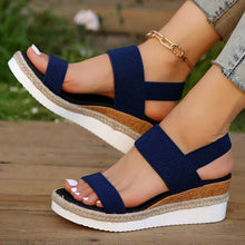 Anna Platform Sandals Women – Elastic Straps & Comfortable Summer Sandals with Stylish Look